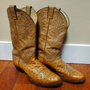 Justin Boots | Full Quill Ostrich Cowboy Boots